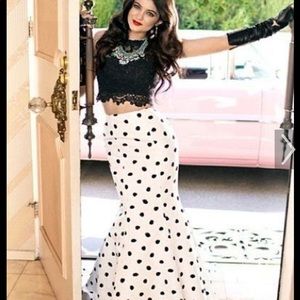Sherri hill prom dress skirt and top
